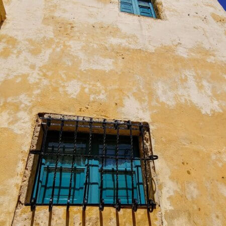 Shutters imitating sky