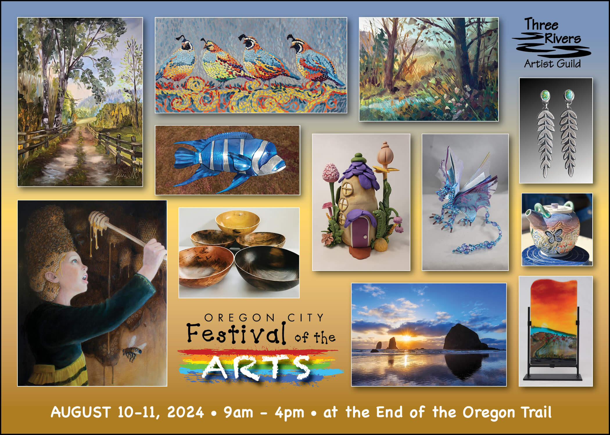 Come see me at Oregon City Festival of the Arts!